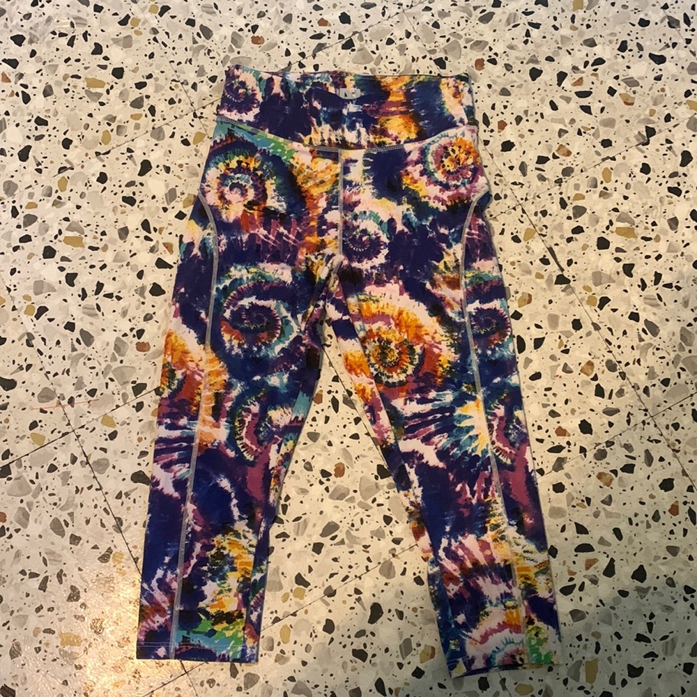 TYE DYE capri leggings